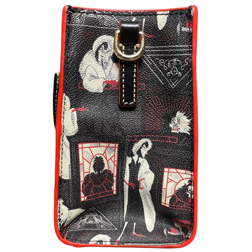 Dooney & Bourke Disney 101 Dalmatians Cruella de Vil 2-Way Crossbody Handbag - Picture 4 of 16